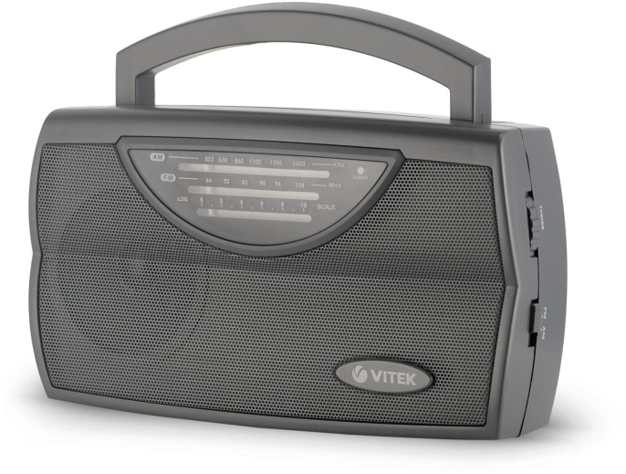 Радиоприемник Vitek VT-3591,  серый