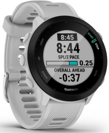 Смарт-часы Garmin Forerunner 55,  42мм,  1.04",  белый [010-02562-11]