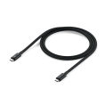 Кабель Satechi 240W Thunderbolt 5 Pro USB-C - USB-C Cable. Длина: 1м. Цвет: черный (ST-YTB5100K)