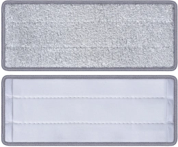 Набор для уборки со шваброй DEFENDER CM-402 серый,ведро 5,5л, 2 насадки,28402