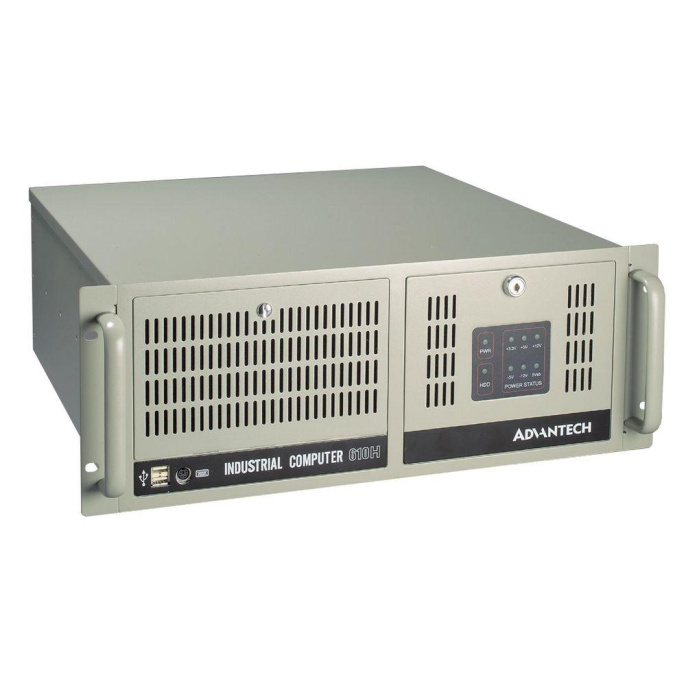 Корпус Advantech IPC-610BP-00HD 4U 15-Slot Rack-mount Chassis, w/o backplane, 2x 12cm/ 82 CFM ball-bearing system fans, w/o PSU Advantech