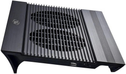 Подставка для ноутбука DeepCool N8, 17", 380х278х55 мм, 3хUSB, вентиляторы 2 х 140 мм, 1244г, черный [dp-n24n-n8bk]