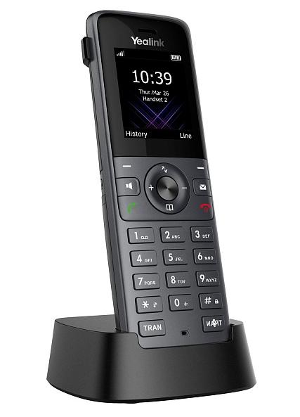 DECT-трубка Yealink W74H, экран 1.8", виброоповещение, FNR, BT, 3.5 mm, для W70B/W71P/W73P/W74P/W76P/W79P/W75/W80/W90