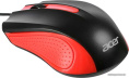Мышь Acer OMW012 черный/красный оптическая 1200dpi USB 3but ZL.MCEEE.003