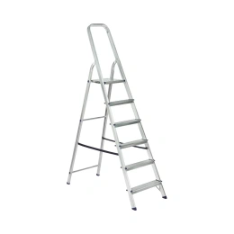 Алюминиевая стремянка Topfort 6 ступеней 1717682