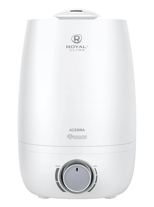 Увлажнитель воздуха ультразвуковой Royal Clima RUH-AC300/4.0M-WT,  4л,  белый/серый