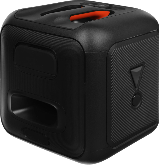Музыкальный центр JBL PartyBox Encore Essential, 100Вт, Bluetooth, USB, черный, оранжевый