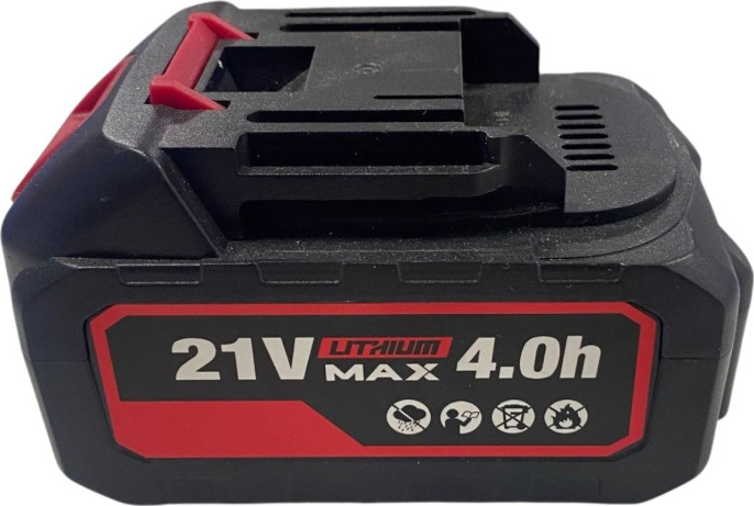 Аккумулятор Edon UAB-21/4.0 21В/4 Ач Li-ion, для строительного инструмента, совместим с Edon, 21 В, 4 А·ч, 1 аккумулятор в наборе