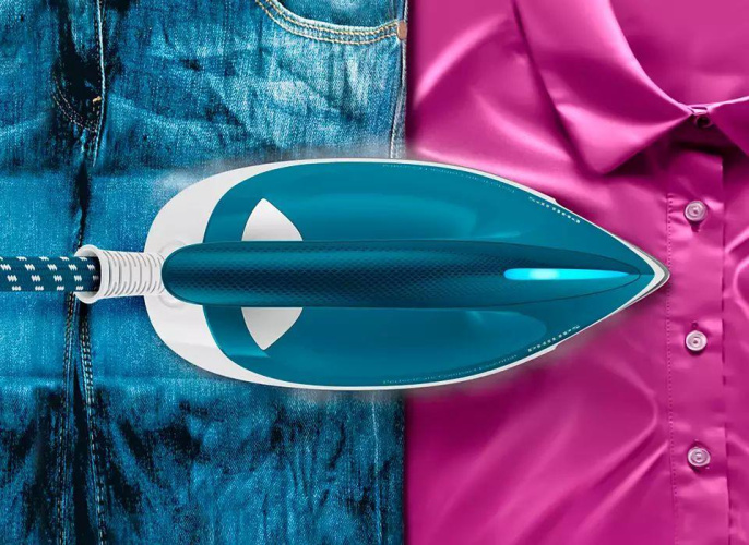 Парогенератор Philips GC6840/20 2400Вт бирюзовый/белый