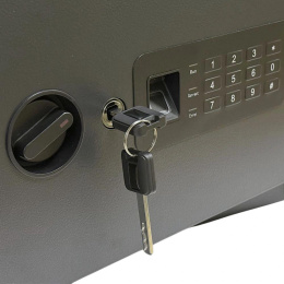 Сейф мебельный LockSworth VS4526 взломостойкий встраиваемый 250x350x250мм электронный/ключевой/биометрический