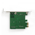 Контроллер сетевой ExeGate EXE-362 (PCI-E x1 v2.0, LAN UTP 1000Mbps + 2*USB3.0 ext. + 1*19pin int. (внутренние коннекторы для подключения 2*USB3.0 портов на корпусе), разъем доп.питания, Chipset VL805 + RTL8153B) EX290278RUS