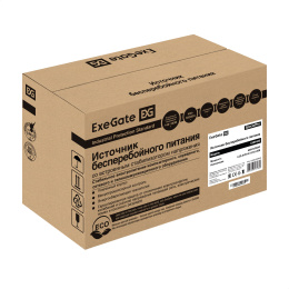 ИБП ExeGate SpecialPro UNB-600.LED.AVR.4C13.RJ.USB 600VA/360W, LED, AVR, 4*C13, RJ45/11, USB, батарея 12V 7.2Ah, Black EX292763RUS