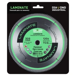 Диск пильный по ламинату, пластику Laminate 305x30/25.4 мм, Z=120 tcg Diamond Industrial DIDL305Z120