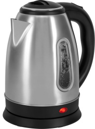 Чайник электрический Vitek VT-WK1085 1.8л. 1700Вт черный/серебристый корпус: металл