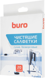 Салфетки Buro BU-Udry для удаления пыли коробка 20шт сухих