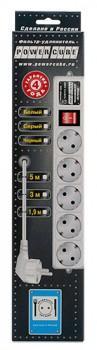 Сетевой фильтр PowerCube SPG-B-10-WHITE, 3м, белый