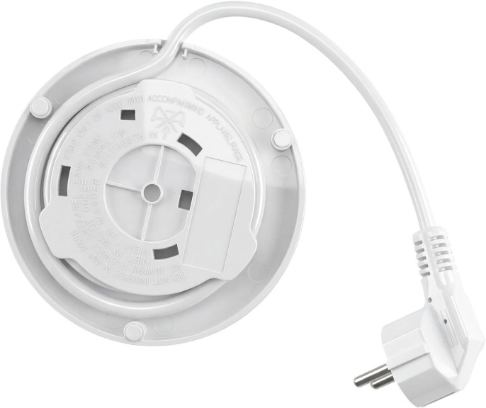 Чайник электрический Polaris PWK 0723DDW 1.7л. 2400Вт белый корпус: пластик