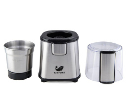 Кофемолка KITFORT КТ-1315,  серебристый