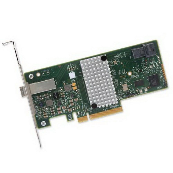 RAID-контроллер Areca ARC-1330-4i4x PCIe 3.0 x8 Low Profile, SAS/SATA 12G, HBA, 8port 1*int SFF8643 + 1*ext SFF8644 , аналог LSI00348 9300-4I4E , RTL
