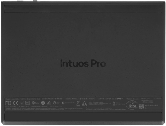 Графический планшет Wacom Intuos Pro PTK470K0B USB Type-C черный