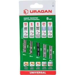 Набор полотен по дереву и металлу 5 шт Uragan 159489-H5_z02