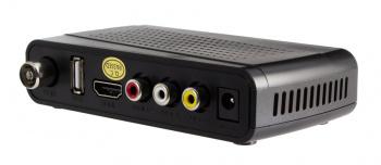 Ресивер DVB-T2 Hyundai H-DVB520 черный