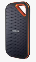 Твердотельный накопитель SSD SanDisk Extreme PRO 1TB Portable SSD - Read/Write Speeds up to 2000MB/s, USB 3.2 Gen 2x2, Forged Aluminum Enclosure, 2-meter drop protection and IP55 resistance SDSSDE81-1T00-G25