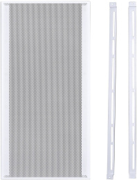 Передняя панель для корпуса Lian Li G89.O11DE-4W.00 Белый мелкоячеистая, в комплект входят кронштейны для установки до 3x 120-мм или 2x 140-мм вентиляторов спереди, сталь