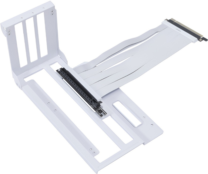 Набор креплений для вертикальной установки VGA Lian Li Vertical GPU Kit для A3 m-ATX White G89.A3-1W.00 скорость насоса: 3800 об/мин, размер: 132.6x255.1x 124.4мм, материал: сталь, кабель PCI-E RISER Gen 4.0, длина кабеля: 200 мм, интерфейс: PCI-E X 16