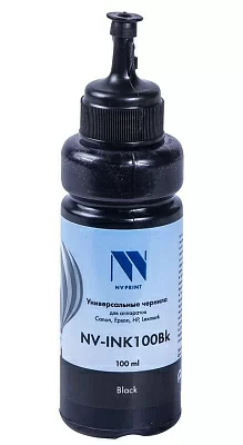 Чернила NV-Print NV-INK100UBk-Canon/Epson/HP/Lexmark Black (100мл)