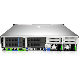 Серверная платформа Gooxi SR201-D25RE 2U 25 bay server with expander bp,based on AMD 7003 2 riser cards of PCIe4.0 X32 to x16x8 2x rear SAS/SATA 2x rear NVME 1300W 1+1 PSU EU power cables rail kit