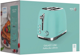 Тостер GALAXY LINE GL 2917,  бирюзовый [гл2917л]