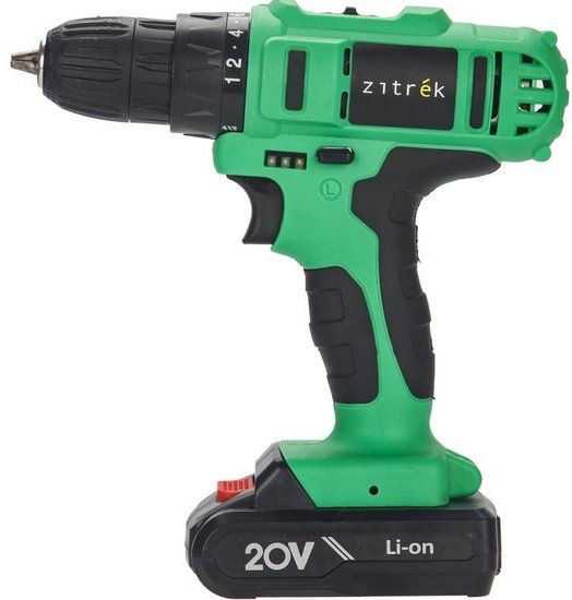 Дрель-шуруповерт аккумуляторная Zitrek Green 20-Li Plus 083-1115