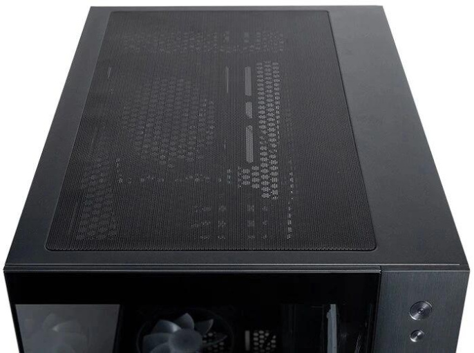 Корпус ATX CHIEFTEC Visio, Midi-Tower, без БП,  черный [gm-30b-tg-op]