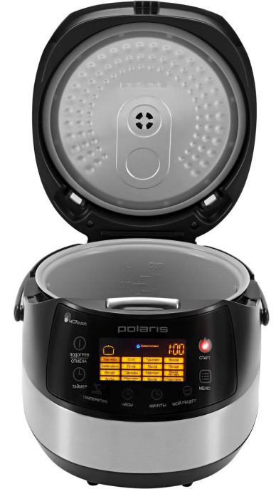 Мультиварка Polaris PMC 0517AD,  860Вт,   серебристый/черный