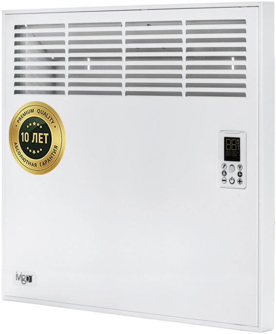 Конвектор IVIGO EPK-Pro Wi-Fi EPK4550P05,  500Вт,  с терморегулятором, с Wi-Fi, белый