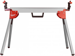 Станина Milwaukee MSL 2000 4933459617 для торцовочной пилы, высота 860 мм, длина платформы 1093мм-раздвигается до 2542 мм, складывается до 1093 мм включая ролик, несущая способность 227 кг, вес 14 кг, картон