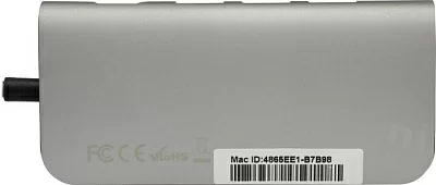 Satechi ST-TCMAM Кабель-адаптер USB-C - HDMI(F)+3xUSB+USB-C+GbLAN+CR