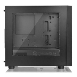 Корпус mATX Thermaltake Versa H18 Window, Micro-Tower, без БП,  черный [ca-1j4-00s1wn-00]
