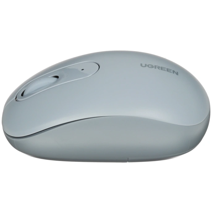 Мышь UGREEN MU105 90671, 800/1200/1600/2400 DPI,функция бесшумного режима, Режим: беспроводной -2,4 ГГц, рабочее расстояние: 10 м, рабочее напряжение: 1,5 В, рабочий ток: 10 мА, щелочная батарея AA входит в комплект 