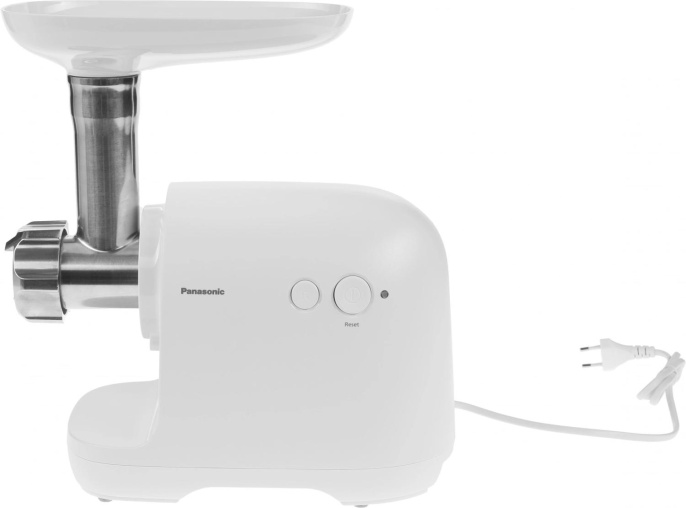 Мясорубка Panasonic MK-GX1700WTQ 1700Вт белый/серебристый