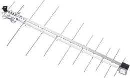 Антенна телевизионная Denn DAE603 25дБ активная черный каб.:8.5м