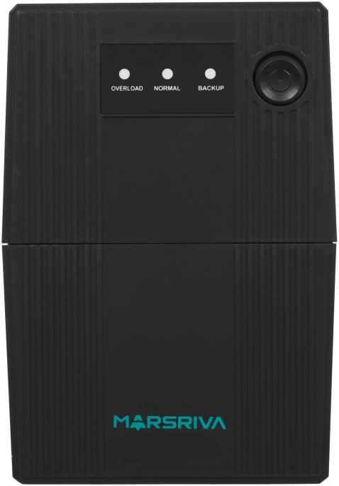 Источник бесперебойного питания Marsriva MR-UF850 31053178 12V/9Ah, линейно-интерактивный, 1 фазный вход/1 фазный выход, 850ВА, 510Вт, 50, 60Гц, 2хSchuko