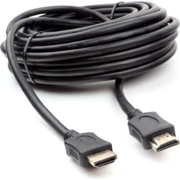 Кабель HDMI Cablexpert 10м v2.0 19M/19M серия Light черный позолоченные разъемы экран пакет CC-HDMI4L-10M