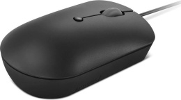 Мышь проводная Lenovo 400, оптическая, USB-C, 2400dpi, черный [gy51d20875]
