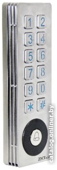Терминал контроля доступа ZKTeco SKW-V[ID] память RFID/учетных записей на 5000 карт, RFID карт Em-Marine 125 кГц, Wiegand 26/34, 1 реле, 1 датчик двери, 1 кнопка