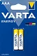 Батарейка Varta ENERGY LR03 AAA BL2 Alkaline 1.5V (4103) (2/20/100) VARTA 04103229412