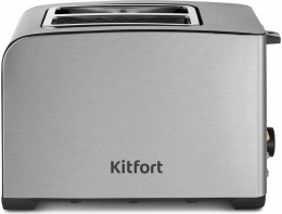 Тостер Kitfort КТ-6204 850Вт нержавеющая сталь/черный