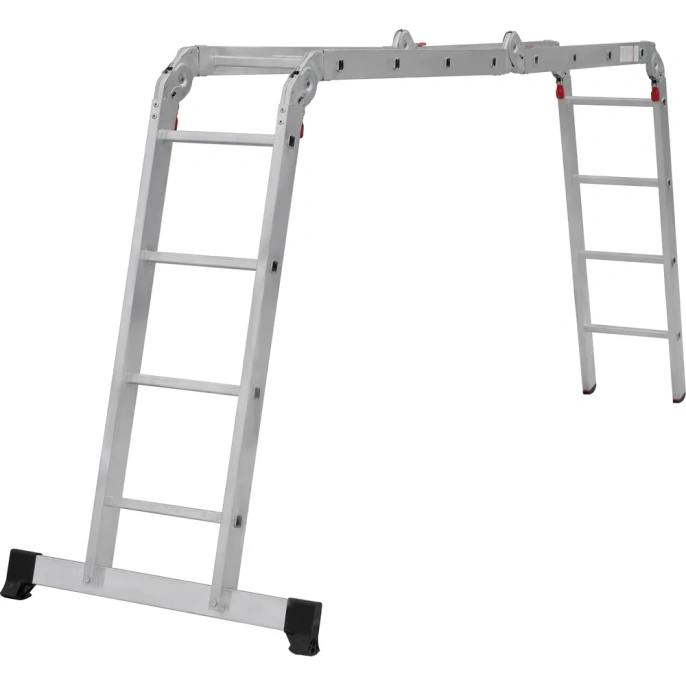 Лестница-трансформер Новая Высота алюминиевая с одной траверсой 1329404