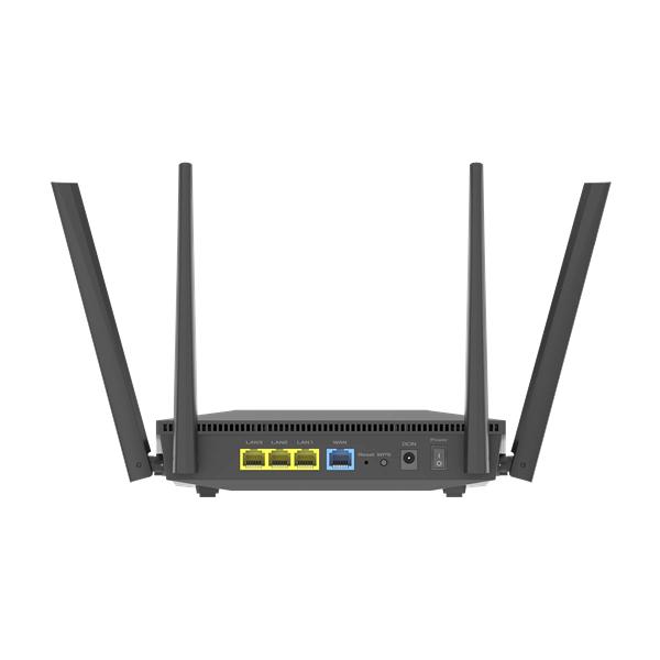 Wi-Fi роутер ASUS RT-AX52,  Wi-Fi 6,  AX1800,  2.4/5ГГц, 3 LAN,  черный